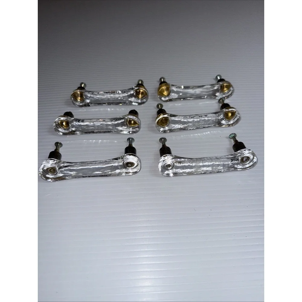 6‎ CLEAR GLASS Brass 4.25